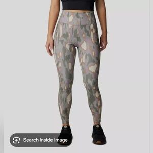 Columbia Patterned Camouflage Leggings High Waist